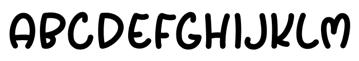 ToffeeGummies Font UPPERCASE