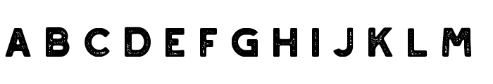 Tofino Grunge Font LOWERCASE
