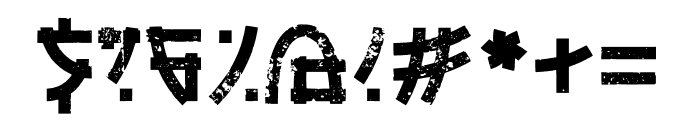 Tokugawa Aged Font OTHER CHARS