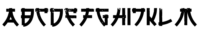 Tokugawa Aged Font UPPERCASE