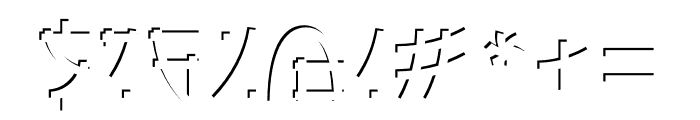Tokugawa Light FX Font OTHER CHARS