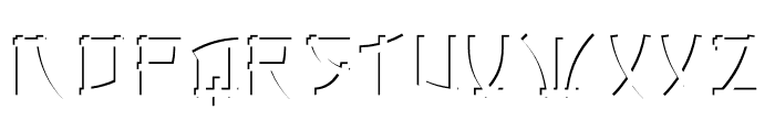 Tokugawa Light FX Font UPPERCASE