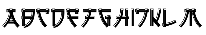 Tokugawa Light Font UPPERCASE