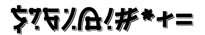 Tokugawa Shadow Font OTHER CHARS
