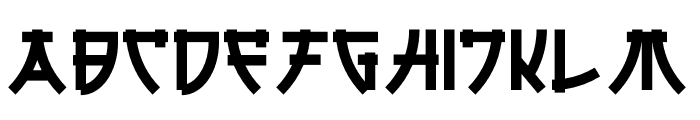 Tokugawa Font UPPERCASE