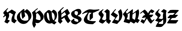Tomant Blackletter Font UPPERCASE
