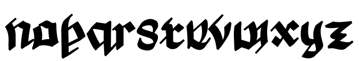 Tomant Blackletter Font LOWERCASE
