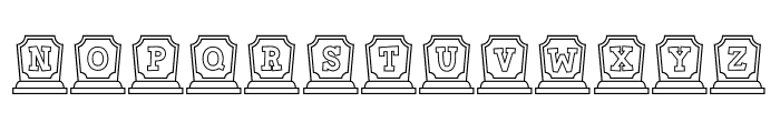 Tombstone 1 Font UPPERCASE