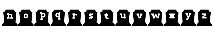 Tombstone 2 Font LOWERCASE