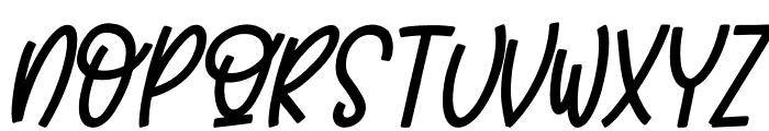 Tomcat Likely Italic Font UPPERCASE