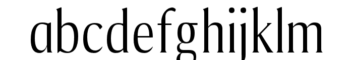 Tonic regular Font LOWERCASE