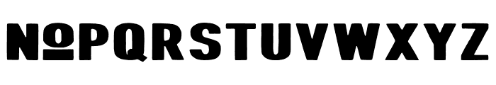 Tonjo Flat Bold Font UPPERCASE