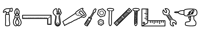 Tool Font UPPERCASE