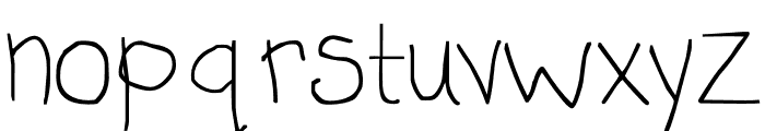 Toonish font Regular Font LOWERCASE