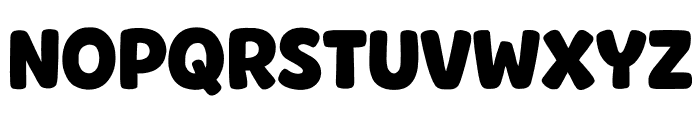 Toony Puff Font UPPERCASE