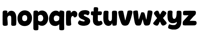 Toony Puff Font LOWERCASE