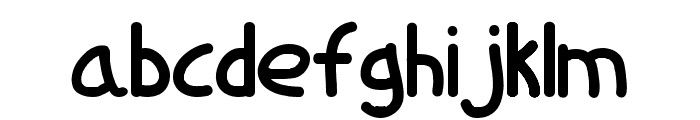 Toonyz Regular Font LOWERCASE