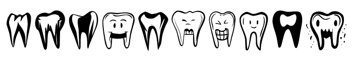 Tooth Bundle Font OTHER CHARS