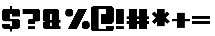 Top Chonk Regular Font OTHER CHARS