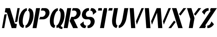 Top Global Italic Font LOWERCASE