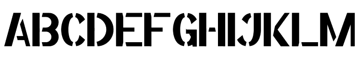 Top Global Font UPPERCASE