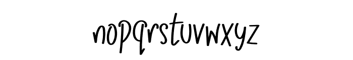 Top Knot Font LOWERCASE
