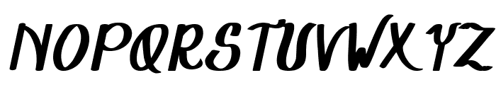 Torame Bold Italic Font UPPERCASE
