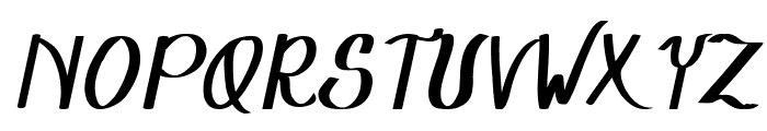 Torame Italic Font UPPERCASE