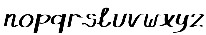 Torame Italic Font LOWERCASE