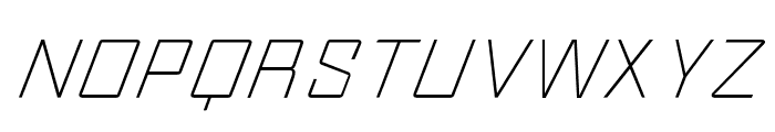 ToreTtO Thin Alt Font UPPERCASE