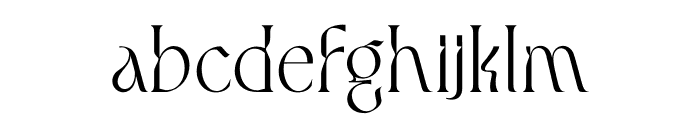 Torgan Font LOWERCASE