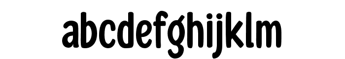 TotallyDifferent-Regular Font LOWERCASE