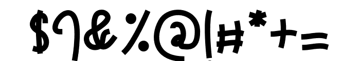 Toucan Quarter Regular Font OTHER CHARS