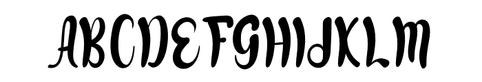 Toughman Font UPPERCASE