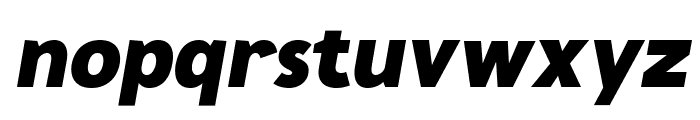 Tous Bold Italic Font LOWERCASE