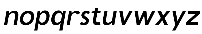 Tous-RegularItalic Font LOWERCASE