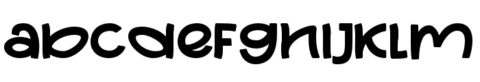 Toys CosThway Regular Font LOWERCASE