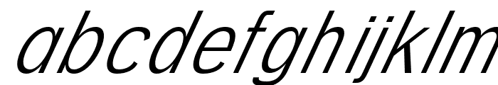 Trace regular Font LOWERCASE