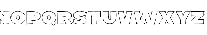 Trace Font LOWERCASE