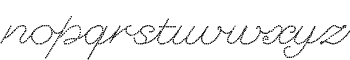 Tracing Cursive Handwriting 1 Font LOWERCASE