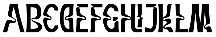 Traditions Condensed Regular Font LOWERCASE