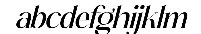Tranquil Euphoric Serif Italic Font LOWERCASE