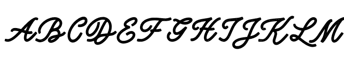 Tranquility-Regular Font UPPERCASE