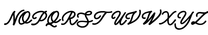 Tranquility Font UPPERCASE