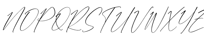 Transilvant Geraldis Italic Font UPPERCASE