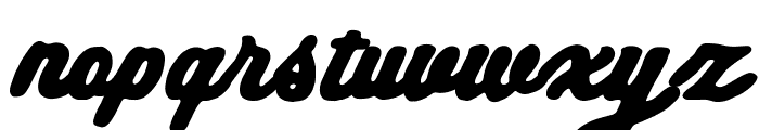 TravelMeltedMedScript Font LOWERCASE