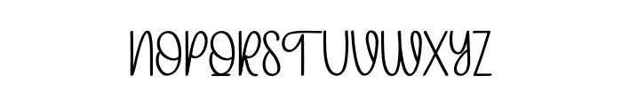 Traveling Time Font LOWERCASE