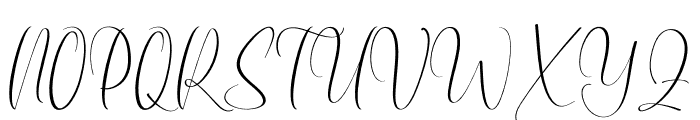 Traveston Script Font UPPERCASE