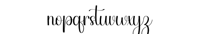 Treasure Home Font LOWERCASE