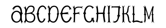 Tree Branch Font LOWERCASE